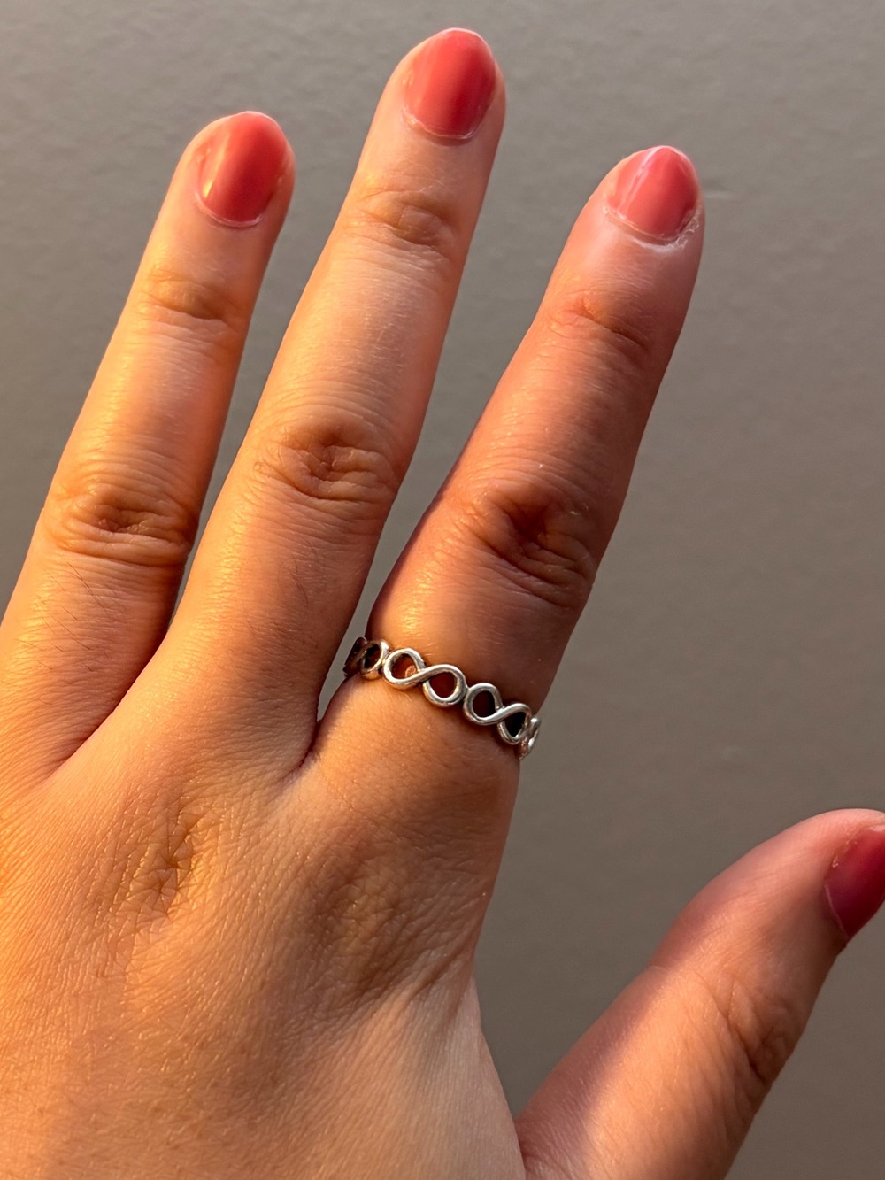 Pandora Simple Infinity Band Ring - 925 Sterling Silver (RETIRED)